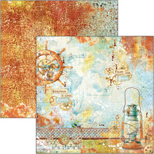 Charger l'image dans la galerie, bloc de papier "coral reef" Ciao bella 20x20 cm CBH078