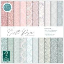 Charger l'image dans la galerie, Bloc Papier 15x15 cm Baroque 2 - Craft Consortium