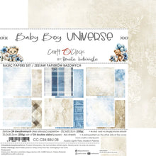 Charger l'image dans la galerie, Bloc 20x20 "Baby Boy Universe" - Craft O'Clock (CC-C84-BBU-09)
