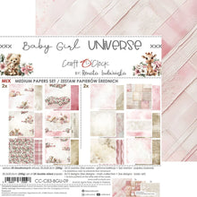 Charger l'image dans la galerie, Bloc 20x20 "Baby Girl Universe" - Craft O'Clock (CC-C83-BGU-09)