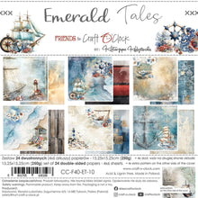 Charger l'image dans la galerie, Ensemble de papiers Emerald Tales 6 x 6 pouces