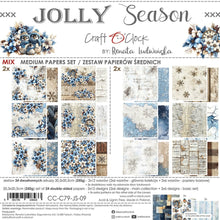 Charger l'image dans la galerie, "Jolly Seasons" - Craft O'Clock Papiers 20x20 (CC-C79-JS-09)
