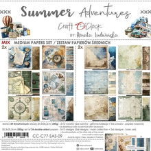 Charger l'image dans la galerie, "Summer Adventure" - Craft O'Clock Bloc Papiers 20x20 Medium (CC-C77-SAS-09)