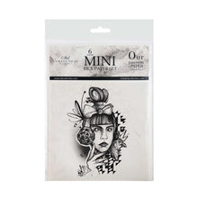 Charger l'image dans la galerie, Set créatif en papier de riz RSM045 MINI Graphics, tatouage, gothique