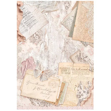 Charger l'image dans la galerie, Set 6 Papiers de Riz A4 "Romance Forever" - Stamperia (DFSA4XRM)