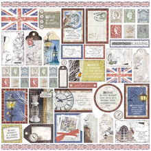 Charger l'image dans la galerie, bloc de papier "London's Calling" 30x30 (CBPM059)