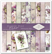 Charger l'image dans la galerie, Bloc Papier 30x30 Flower Post Violet - ITD Collection