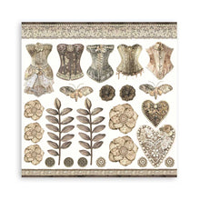 Charger l'image dans la galerie, Bloc papier "Old Lace" 20x20 cm - Stamperia (SBBS116)