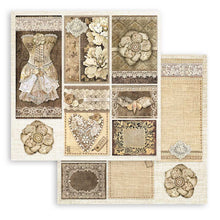 Charger l'image dans la galerie, Bloc papier "Old Lace" 20x20 cm - Stamperia (SBBS116)