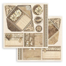 Charger l'image dans la galerie, Bloc papier "Old Lace" 20x20 cm - Stamperia (SBBS116)