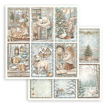 Charger l'image dans la galerie, Bloc Papier White Christmas 20x20 - Stamperia SBBS146 - feuille 4