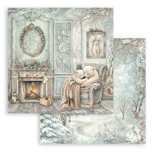 Charger l'image dans la galerie, Bloc Papier White Christmas 20x20 - Stamperia SBBS146 - feuille 6