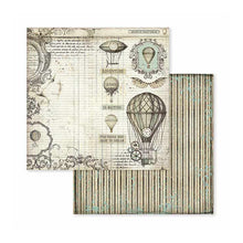 Charger l'image dans la galerie, Bloc Papier "Voyages Fantastiques" 20x20 cm - Stamperia (SBBS30)