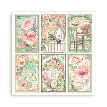 Charger l'image dans la galerie, Bloc 20x20 "House of Roses" Face Unique 22 feuilles - Stamperia (SBBSXB11)