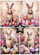 Charger l'image dans la galerie, Bloc de papier A6 "Easter Bunny" - Paper Favourites (PFA609)