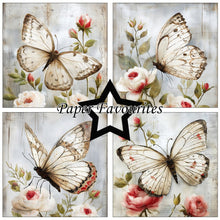 Charger l'image dans la galerie, Bloc Papier 15x15 cm "Grunge Butterflies" - Paper Favourites (PF561)