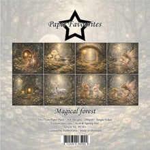 Charger l'image dans la galerie, Bloc Papier 15x15 cm "Magical Forest" - Paper Favourites (PF581)