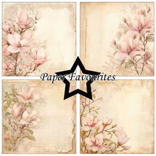 Charger l'image dans la galerie, Bloc Papier 15x15 cm "Pink Magnolia" - Paper Favourites (PF530)