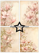 Charger l'image dans la galerie, Bloc Papier A6 "Pink Magnolia" - Paper Favourites (PFA571)