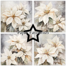Charger l'image dans la galerie, Bloc de papier 15x15 cm Poinsettia - Paper Favourites (PF554)