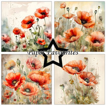 Charger l'image dans la galerie, Bloc Papier 15x15 cm "Poppy" - Paper Favourites (PF533)