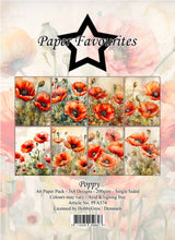 Charger l'image dans la galerie, Bloc Papier A6 "Poppy" - Paper Favourites (PFA574)