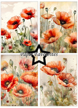 Charger l'image dans la galerie, Bloc Papier A6 "Poppy" - Paper Favourites (PFA574)