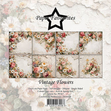 Charger l'image dans la galerie, Bloc de papier 15x15 cm Vintage Flowers - Paper Favourites