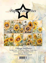 Charger l'image dans la galerie, Bloc Papier A6 "Vintage Sunflower" - Paper Favourites (PFA576)