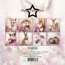 Charger l'image dans la galerie, Bloc de papier 15x15 cm Wildlife - Paper Favourites