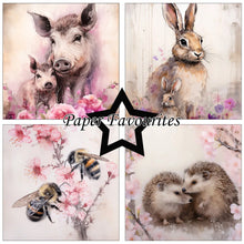 Charger l'image dans la galerie, Bloc de papier 15x15 cm "Wildlife" - Paper Favourites (PF539)