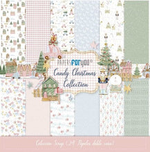 Charger l'image dans la galerie, Bloc Papier 20x20 « Candy Christmas » Midi (24 feuilles) PFY-13822 - Paper for You