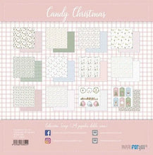 Charger l'image dans la galerie, Bloc Papier 20x20 « Candy Christmas » Midi (24 feuilles) PFY-13822 - Paper for You