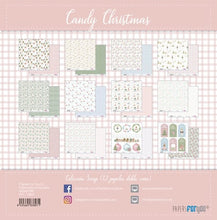 Charger l'image dans la galerie, Bloc Papier 30x30 « Candy Christmas » (12 feuilles) PFY-13807 - Paper for You