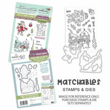 Charger l'image dans la galerie, Ensemble Tampons et Matrices de Découpe Gnome Jolly Holly Wishes Polkadoodles (PD8181 + PD8182)