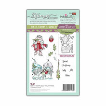 Charger l'image dans la galerie, Ensemble Tampons et Matrices de Découpe "Gnome Jolly Holly Wishes" Polkadoodles (PD8181 + PD8182)