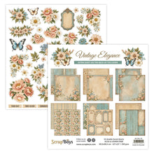 Charger l'image dans la galerie, Bloc Vintage Elegance 30x30 cm - Scrapboys