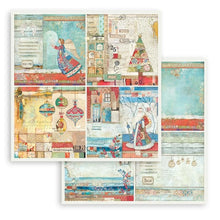 Charger l'image dans la galerie, Christmas Patchwork - feuille collage vintage Merry Christmas