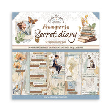 Charger l'image dans la galerie, Bloc Papier Create Happiness Secret Diary 30x30 cm - Stamperia