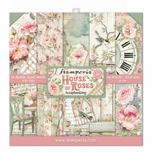 Charger l'image dans la galerie, Bloc Papier House of Roses 30x30 cm - Stamperia