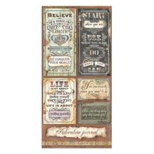 Charger l'image dans la galerie, Bloc Papier "Lady Vagabond Lifestyle" 15x30 cm - Stamperia (SBBV14)