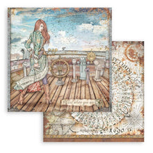 Charger l'image dans la galerie, Bloc Papier "Lady Vagabond Lifestyle" 20x20 cm (8x8") - Stamperia (SBBS49)