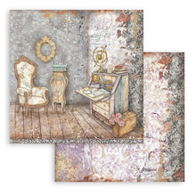 Charger l'image dans la galerie, Bloc Papier "Lady Vagabond Lifestyle" 20x20 cm (8x8") - Stamperia (SBBS49)