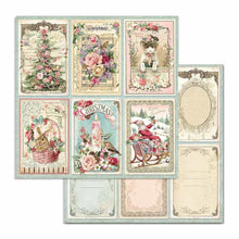 Charger l'image dans la galerie, Bloc Papier" Pink Christmas" 15x15 cm - Stamperia (SBBXS07)