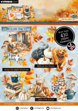 Charger l'image dans la galerie, Exemples de papiers prédécoupés Autumn Story de Studio Light au format A5