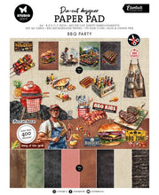 Charger l'image dans la galerie, Die-cut Paper Pad BBQ Party A4 - Studio Light