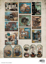 Charger l'image dans la galerie, Card making Paper Pad "Gearhead's Workshop" A4 - Studio Light (SL-ES-CMP26)