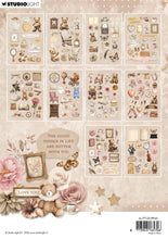 Charger l'image dans la galerie, Die-cut Paper Pad A5 "Teddy's Tea Time" - Studio Light (SL-TTT-DCPP421)
