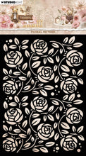 Charger l'image dans la galerie, pochoir A6 Floral Pattern Teddy's Tea Time - Studio Light