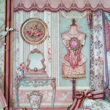 Charger l'image dans la galerie, "Vue sur chambre" cadre mixed media ( pièce unique )